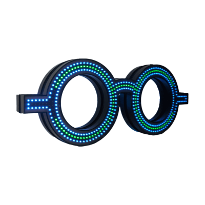 Gafas LED de óptica